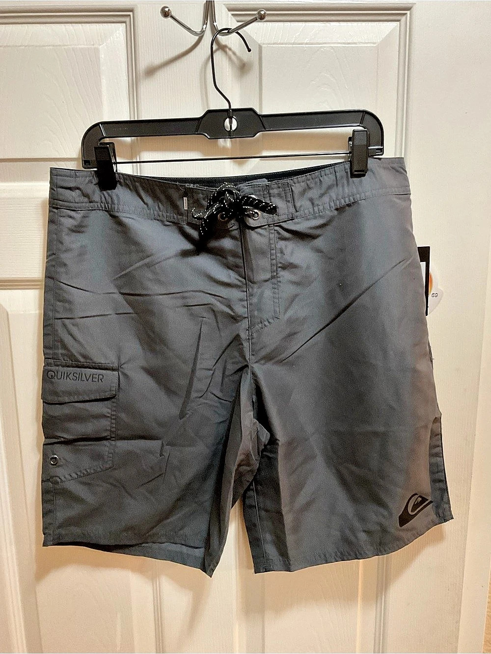 Quiksilver Run Riot Men's Hybrid Board Shorts Gray Waist 38 NWT